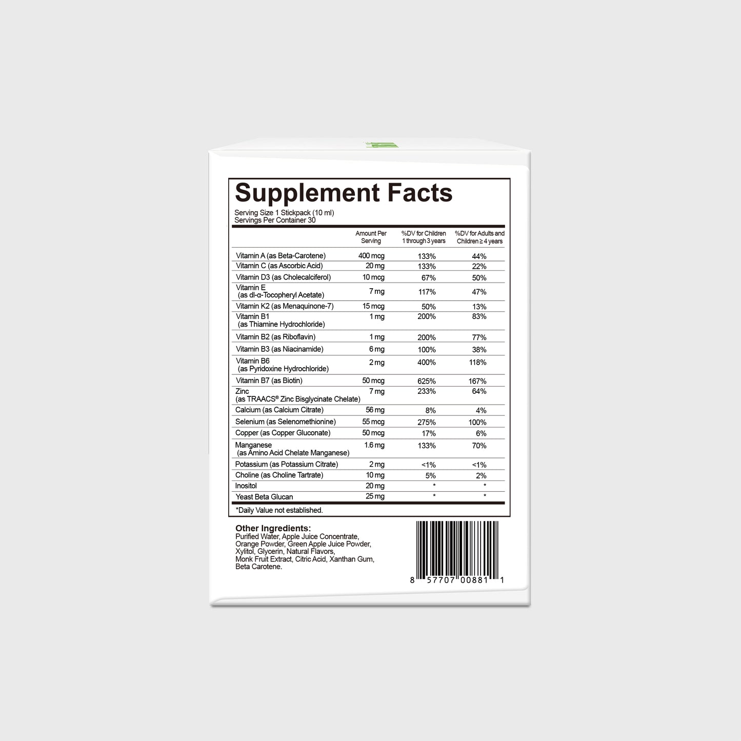 Liquid Power Zinc With Multi Boosters (30 Stickpacks)